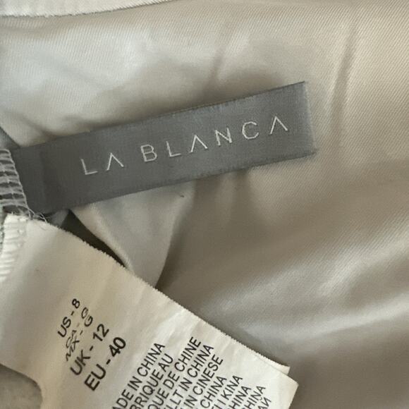 La Blanca In The Moment Ruffle Off Shoulder One Piece Swimsuit Size 8 Floral - Picture 8 of 11